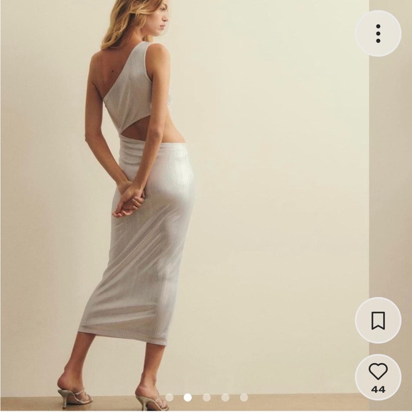 Reformation Abbot Knit Dress . Orig price $198. Used once in EUC. - Picture 3 of 3